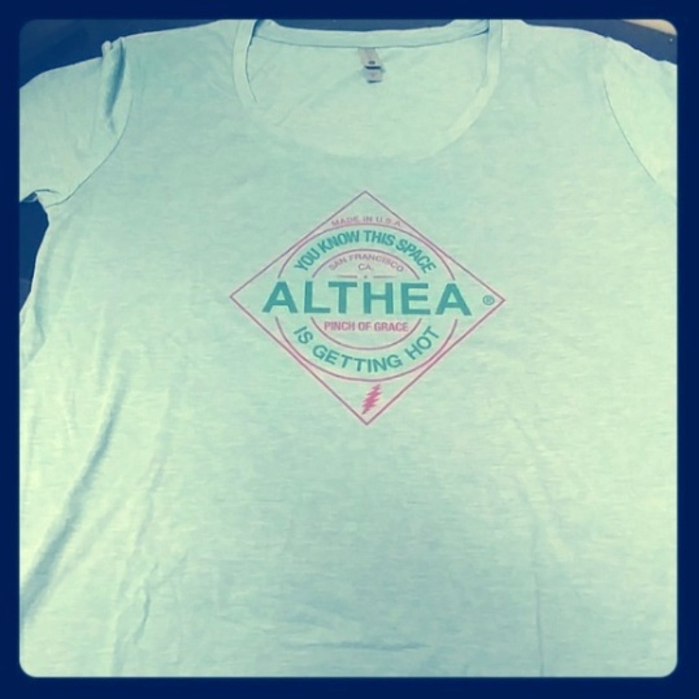 On the Lot ZJ Grateful Dead inspired ladies Althea Festival Cut Next level Tee
